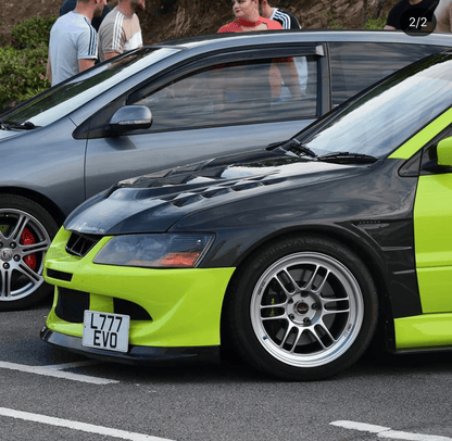Mitsubishi Evolution 8 9 Front Wider Single Vented Fender 2003-2006