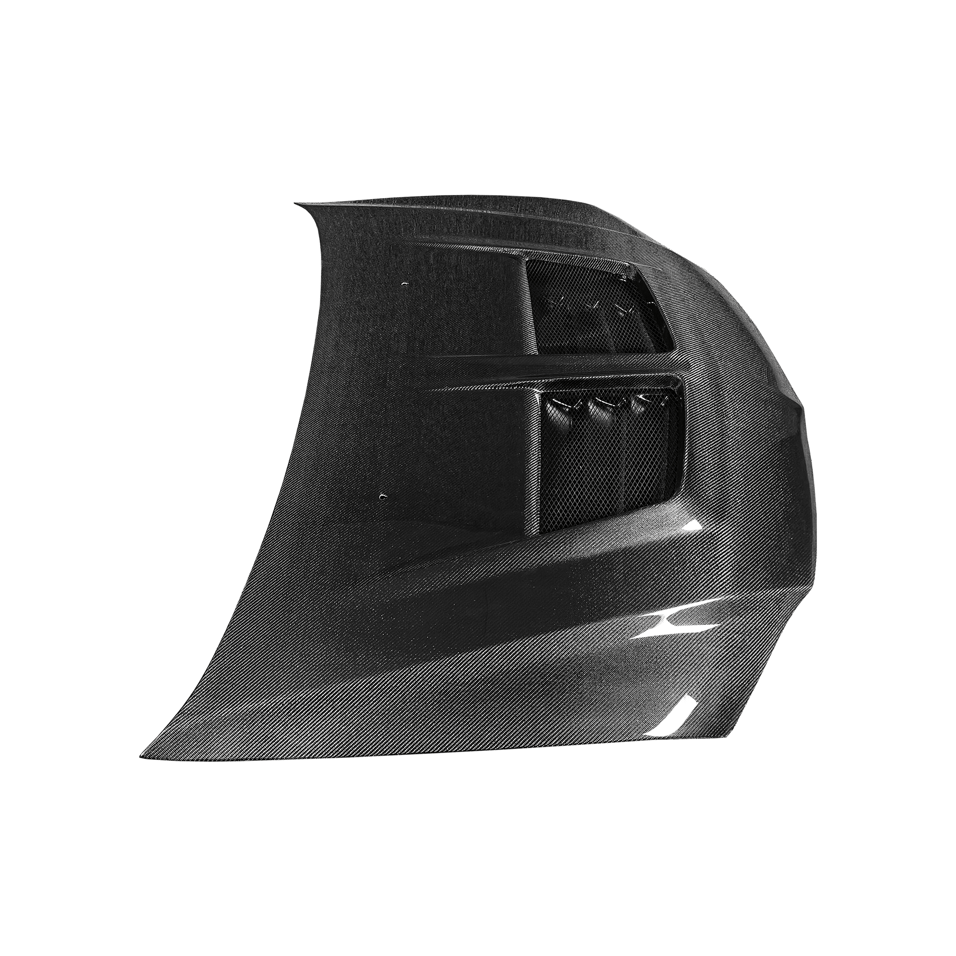 Mitsubishi Evolution EVO 7 8 9  Double Carbon VAS Vented Hood Bonnet Kazento Carbon Parts Bonnets/Hoods Carbon Fiber (Double Side Carbon) EVO789-HOOD-VAS-2CF