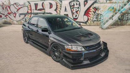 Mitsubishi Evolution EVO 7 8 9  Double Carbon VAS Vented Hood Bonnet Kazento Carbon Parts Bonnets/Hoods Carbon Fiber (Double Side Carbon) EVO789-HOOD-VAS-2CF