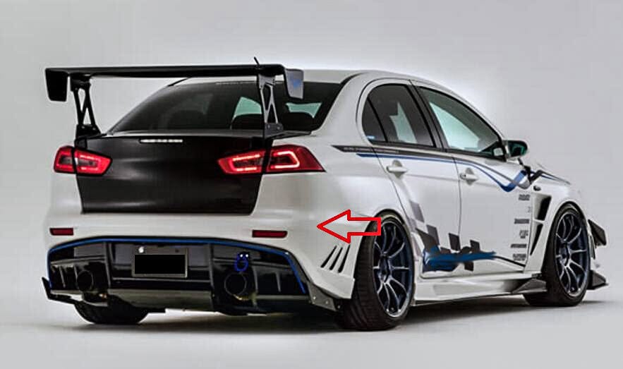 Mitsubishi Evolution EVO X VRS Style Ultimate Rear Bumper 2008-2012