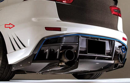 Mitsubishi Evolution EVO X VRS Style Ultimate Rear Bumper 2008-2012