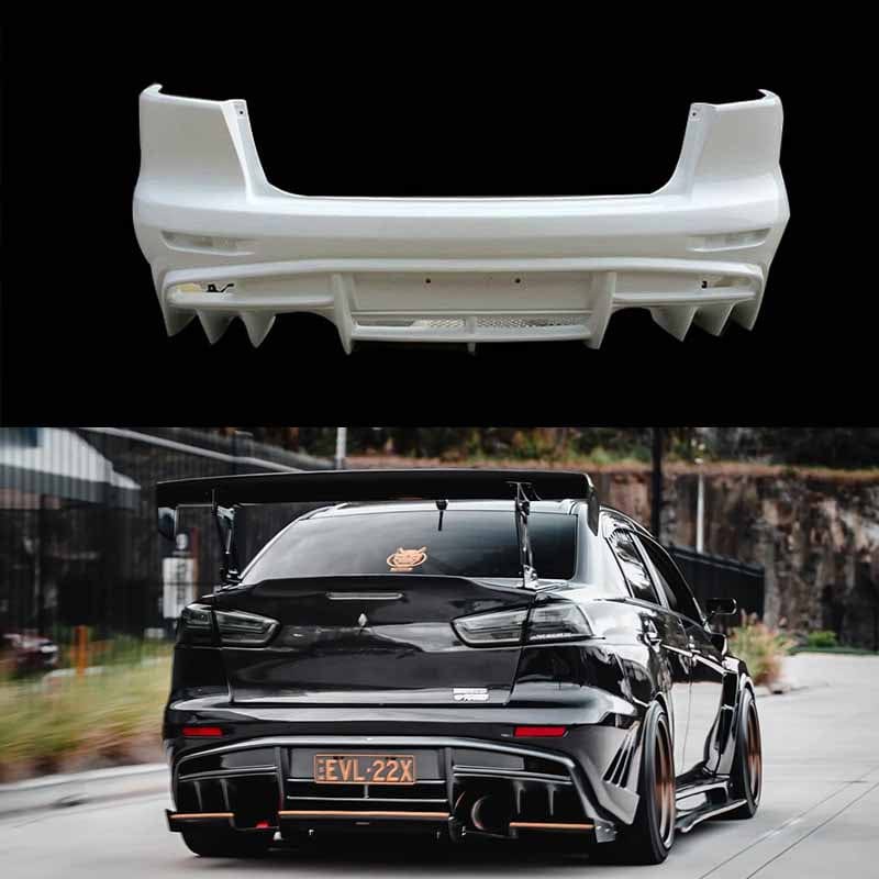 Mitsubishi Evolution EVO X VRS Style Ultimate Rear Bumper 2008-2012