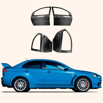 Mitsubishi Evolution X EVO 10 CZ4A 07-16 Carbon OE Side Outter Door 4pcs