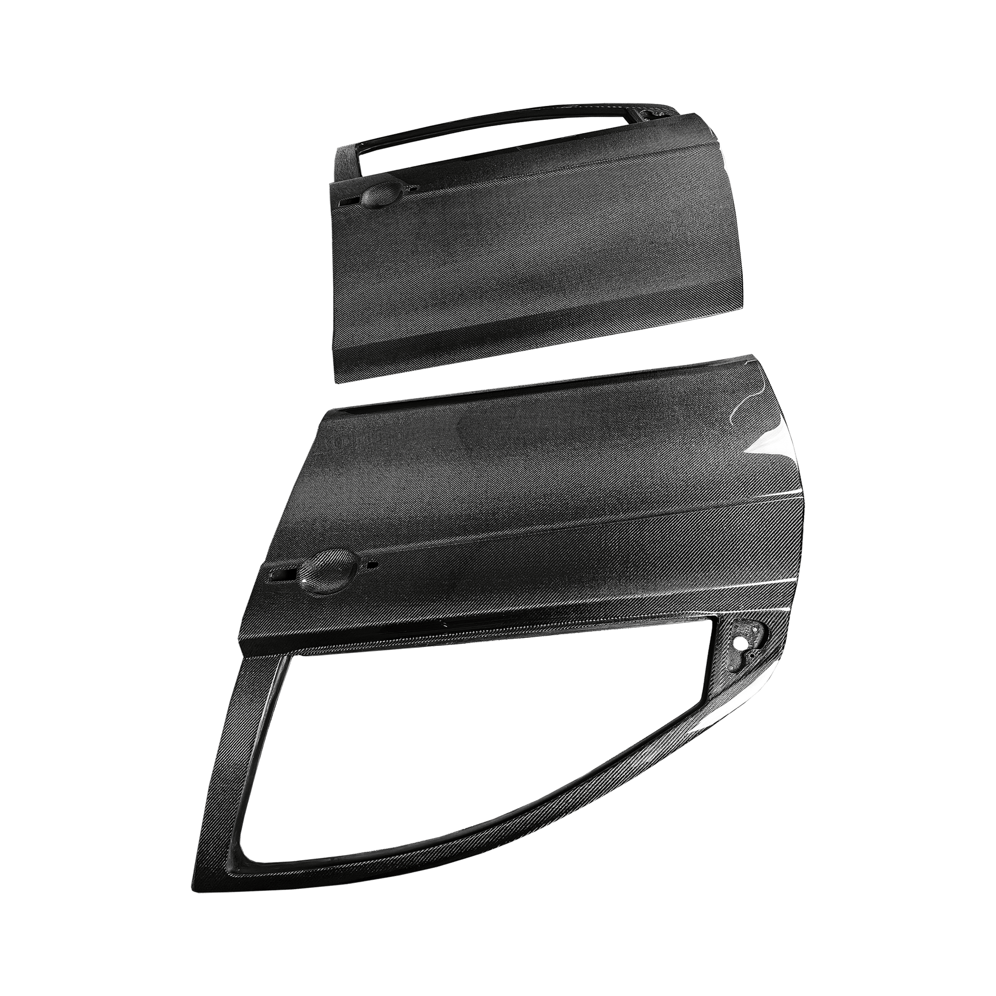 Mitsubishi Evolution X EVO 10 CZ4A 07-16 Carbon OE Side Outter Door Kazento Carbon Parts Carbon Fiber EVO10-OUTDOOR-OE-CF