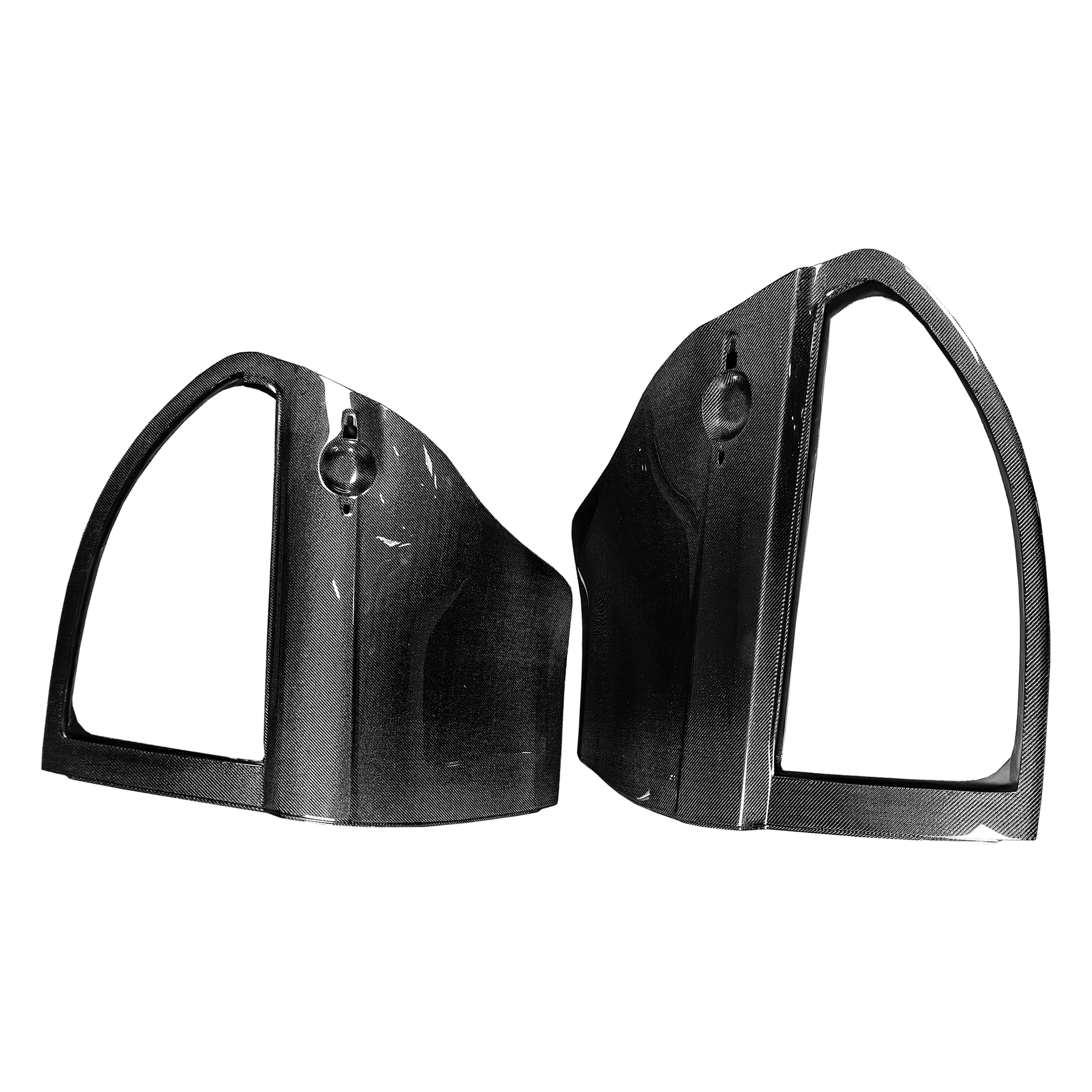 Mitsubishi X EVO 10 CZ4A 07-16 Double Carbon OE Side Outter Door 4pcs Kazento Carbon Parts Carbon Fiber (Double Side Carbon) EVO10-OUTDOOR-OE-2CF