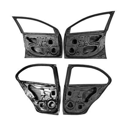 Mitsubishi X EVO 10 CZ4A 07-16 Double Carbon OE Side Outter Door 4pcs Kazento Carbon Parts Carbon Fiber (Double Side Carbon) EVO10-OUTDOOR-OE-2CF