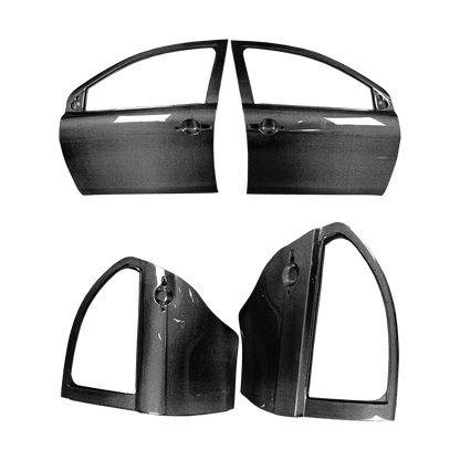 Mitsubishi X EVO 10 CZ4A 07-16 Double Carbon OE Side Outter Door 4pcs Kazento Carbon Parts Carbon Fiber (Double Side Carbon) EVO10-OUTDOOR-OE-2CF