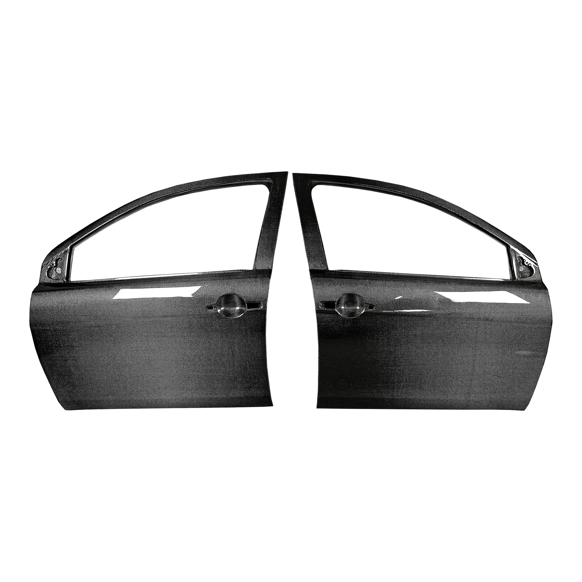 Mitsubishi X EVO 10 CZ4A 07-16 Double Carbon OE Side Outter Door 4pcs Kazento Carbon Parts Carbon Fiber (Double Side Carbon) EVO10-OUTDOOR-OE-2CF