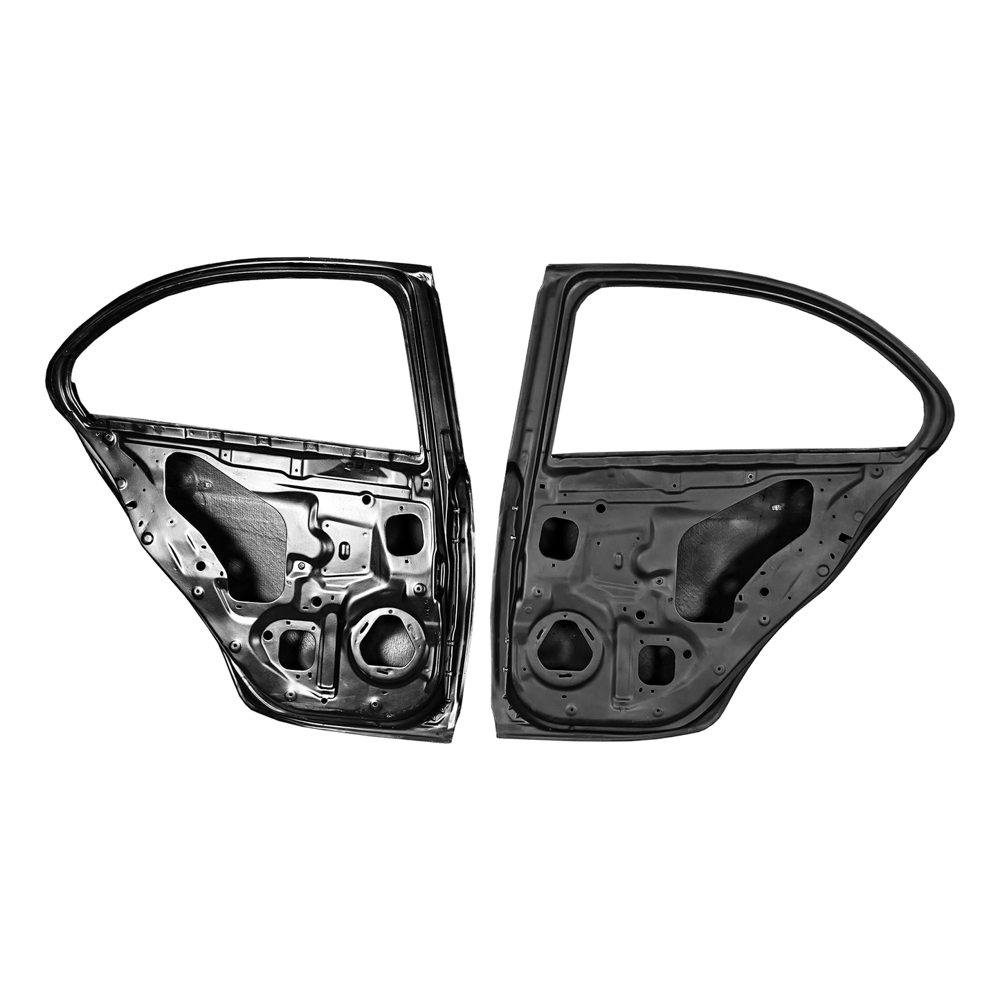Mitsubishi X EVO 10 CZ4A 07-16 Double Carbon OE Side Outter Door 4pcs Kazento Carbon Parts Carbon Fiber (Double Side Carbon) EVO10-OUTDOOR-OE-2CF