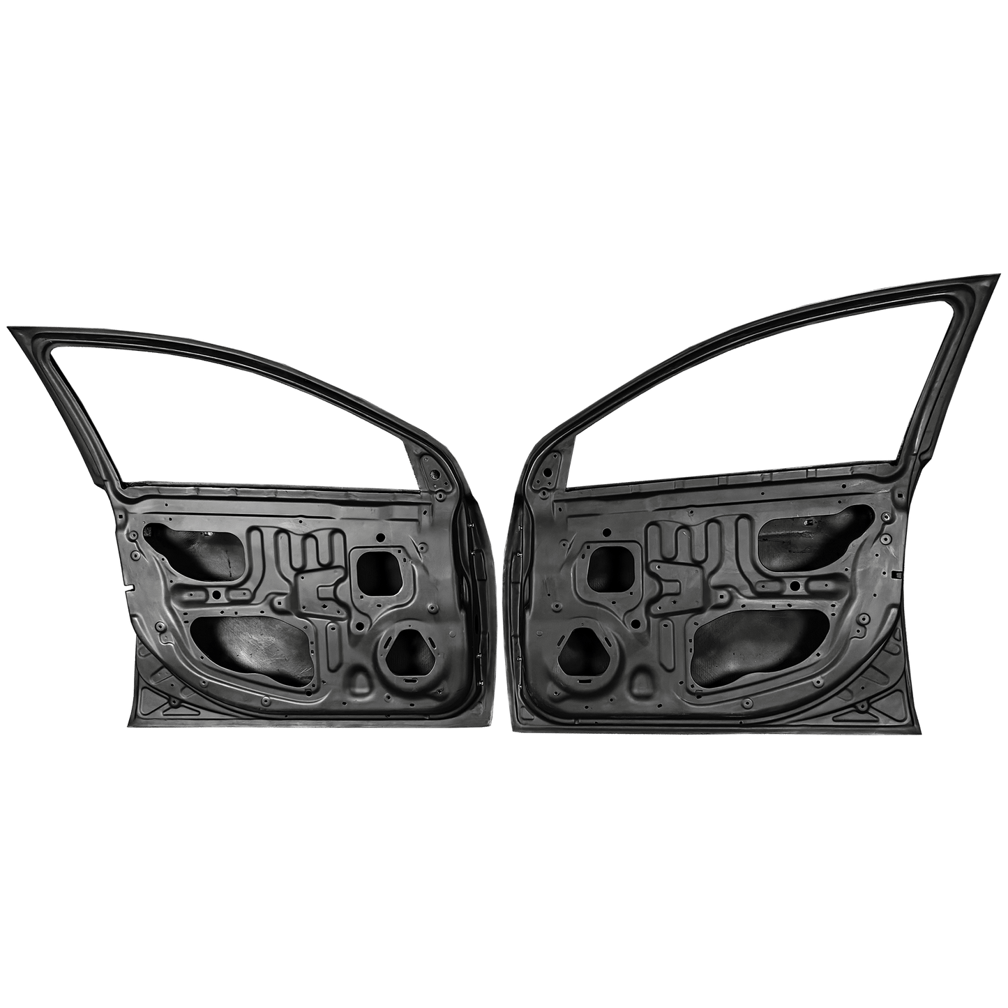 Mitsubishi X EVO 10 CZ4A 07-16 Double Carbon OE Side Outter Door 4pcs Kazento Carbon Parts Carbon Fiber (Double Side Carbon) EVO10-OUTDOOR-OE-2CF