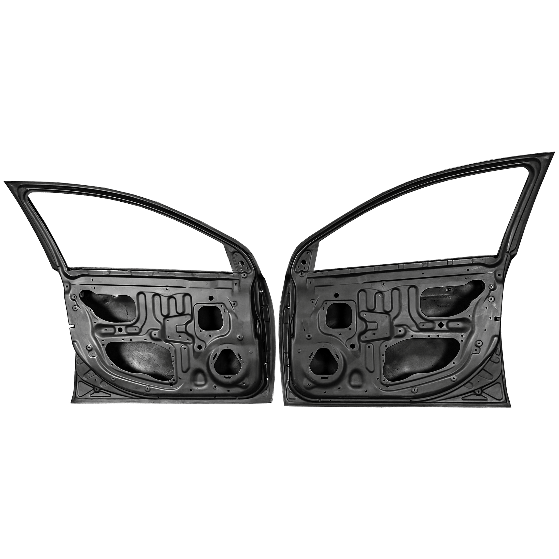 Mitsubishi X EVO 10 CZ4A 07-16 Double Carbon OE Side Outter Door 4pcs Kazento Carbon Parts Carbon Fiber (Double Side Carbon) EVO10-OUTDOOR-OE-2CF