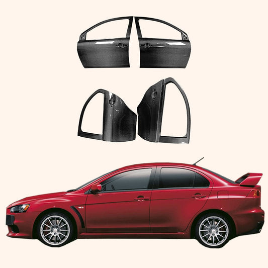 Mitsubishi X EVO 10 CZ4A 07-16 Double Carbon OE Side Outter Door 4pcs
