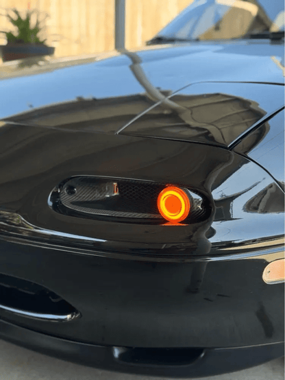 MX5 Miata NA Turn Signal Air Intakes 1989-1997 Kazento Carbon Parts 车身侧板