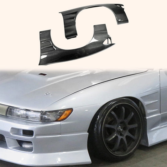 Nissan 180SX RPS13 BN +30mm Front Fender 1989-1994 Kazento Carbon Parts