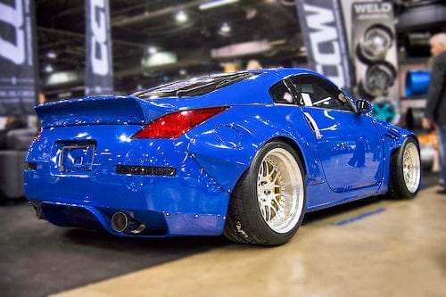 Nissan 350Z Z33 Coupe RB V2 Rear Under Diffuser Kit 2002-2008 Kazento Carbon Parts 车身侧板