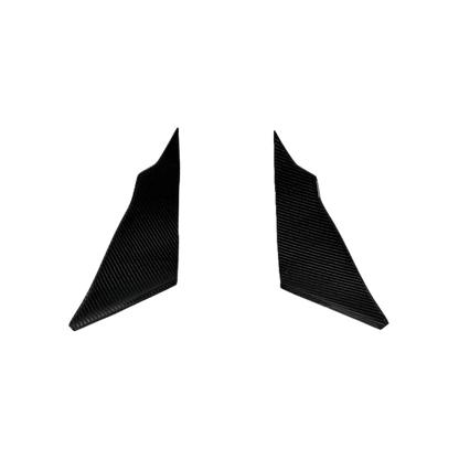 Nissan 350Z Z33 Front Bumper Canard Splitters Addon 4pcs 2003-05 Kazento Carbon Parts 车身侧板 Carbon Fiber 350Z-CANA-4PCS-CF