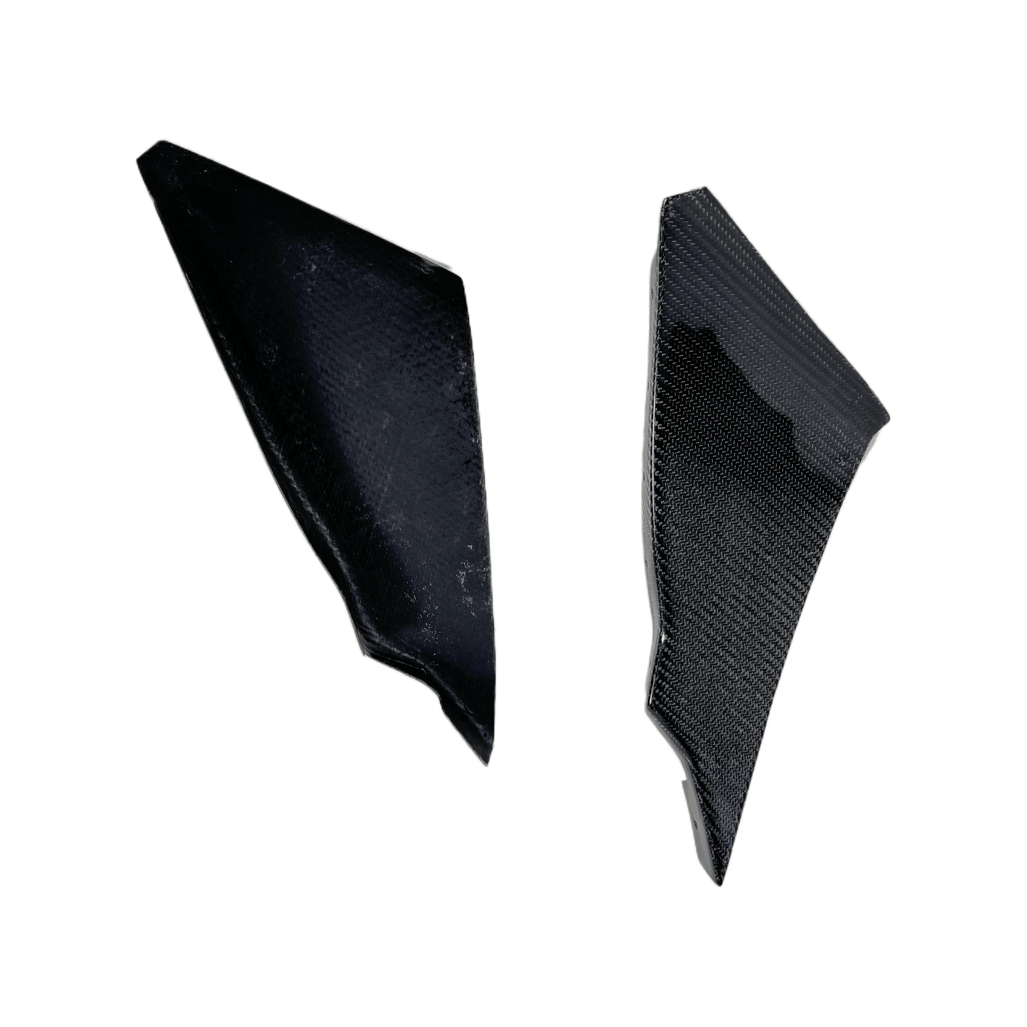 Nissan 350Z Z33 Front Bumper Canard Splitters Addon 4pcs 2003-05 Kazento Carbon Parts 车身侧板 Carbon Fiber 350Z-CANA-4PCS-CF