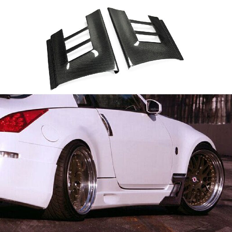 Nissan 350Z Z33 Front Fender Add On Carbon FIber