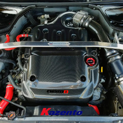 Nissan 350Z Z33 OEM Style Carbon Engine Cover 2002-2005 Kazento Carbon Parts 车身侧板