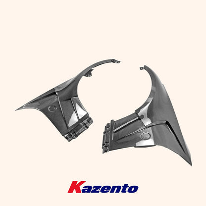 Nissan 350Z Z33 RS1 Front Vented Fenders 2002-2008 Kazento Carbon Parts 车身侧板