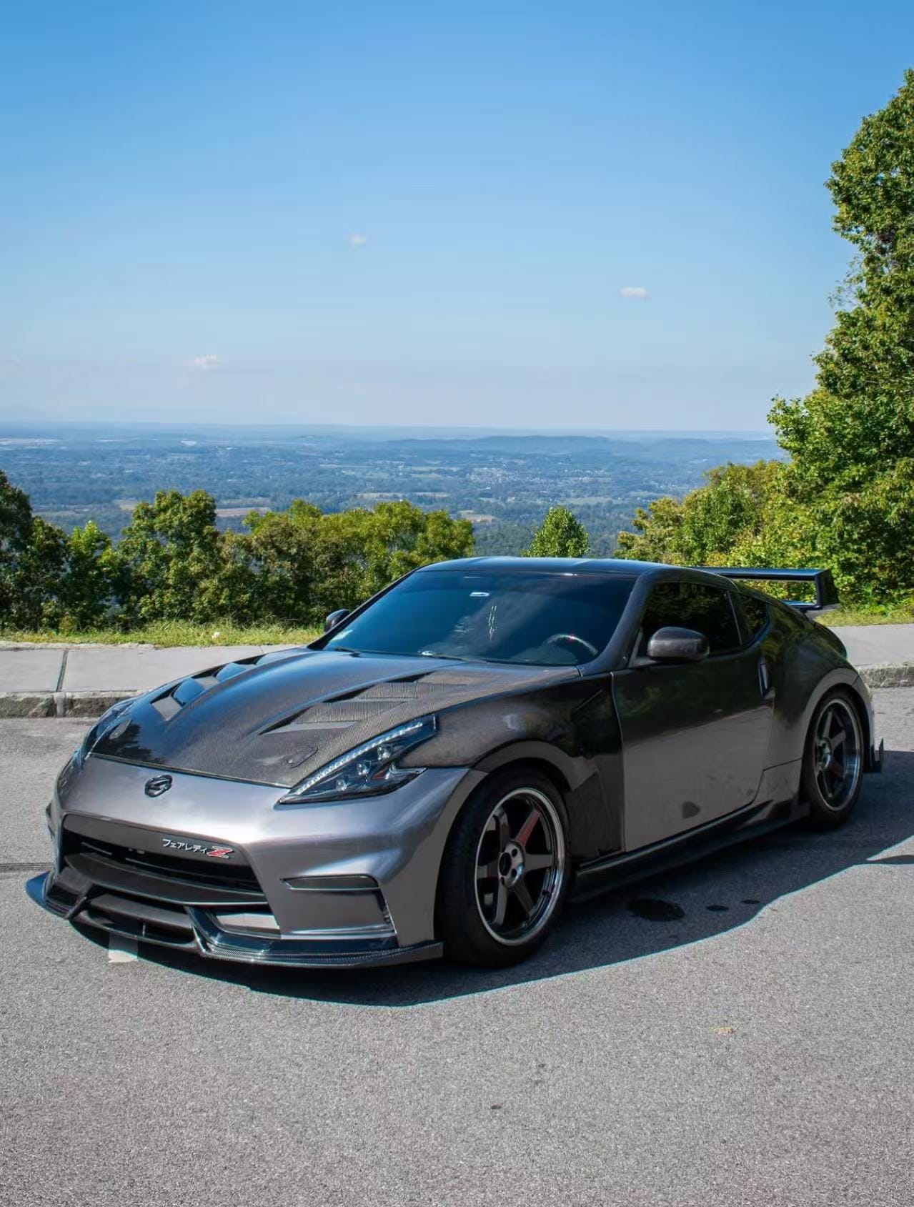 Nissan Fairlady Z34 370Z AMS Style Vented Hood Bonnet 2009-2020