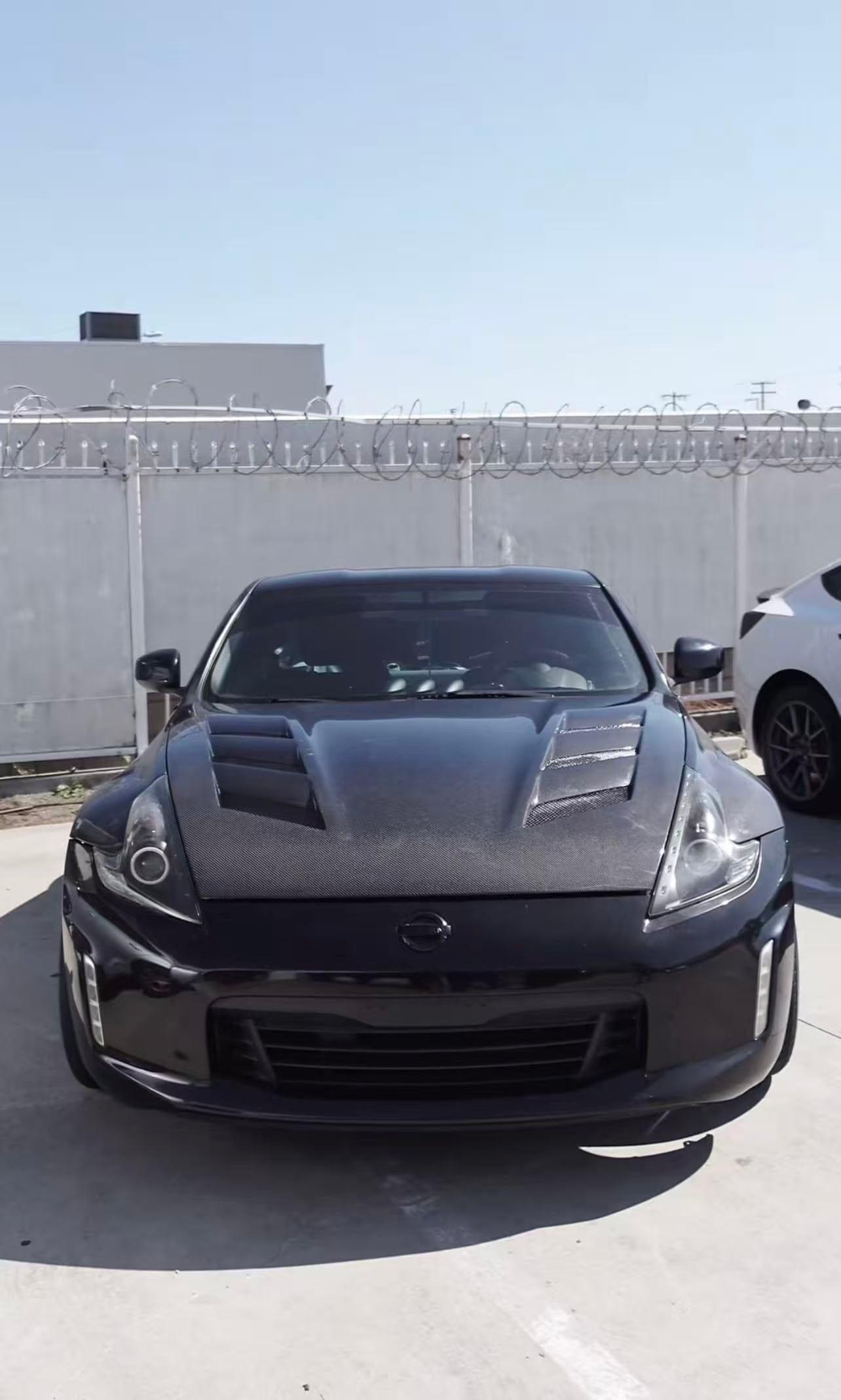 Nissan Fairlady Z34 370Z AMS Style Vented Hood Bonnet 2009-2020