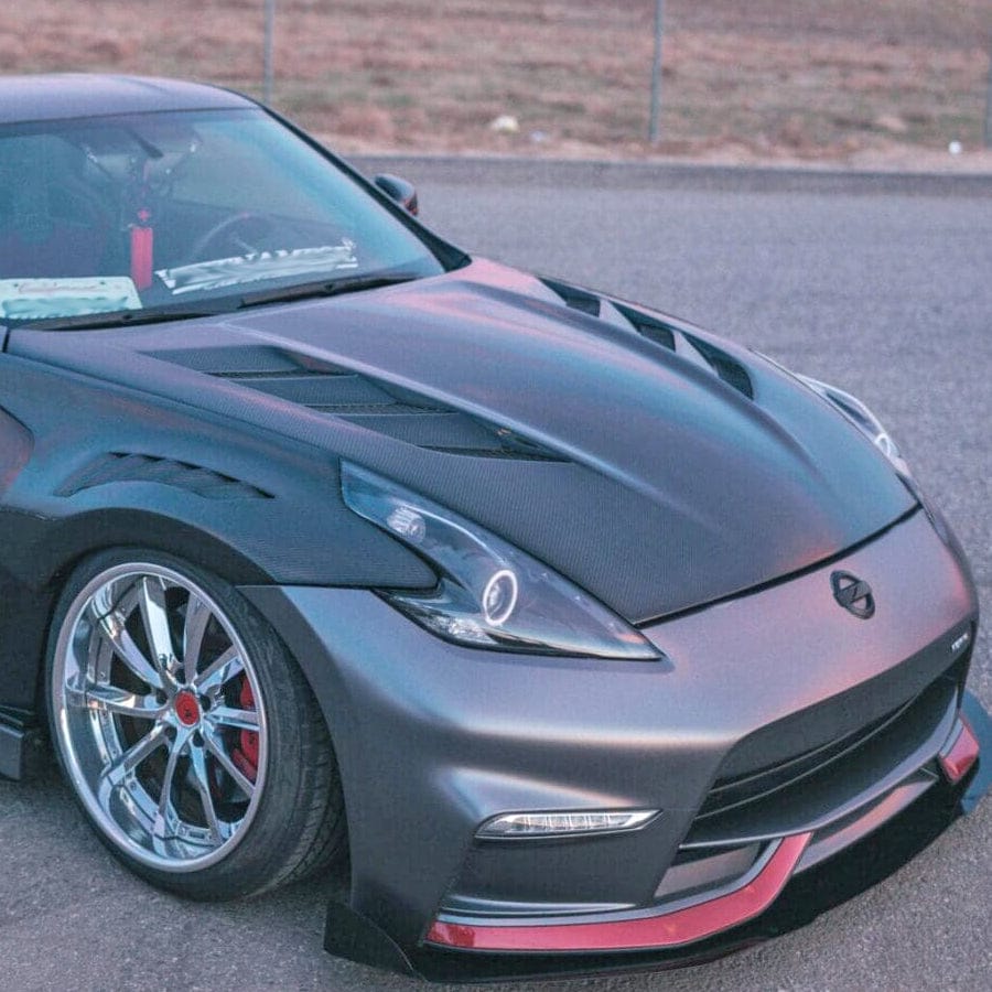Nissan Fairlady Z34 370Z AMS Style Vented Hood Bonnet 2009-2020