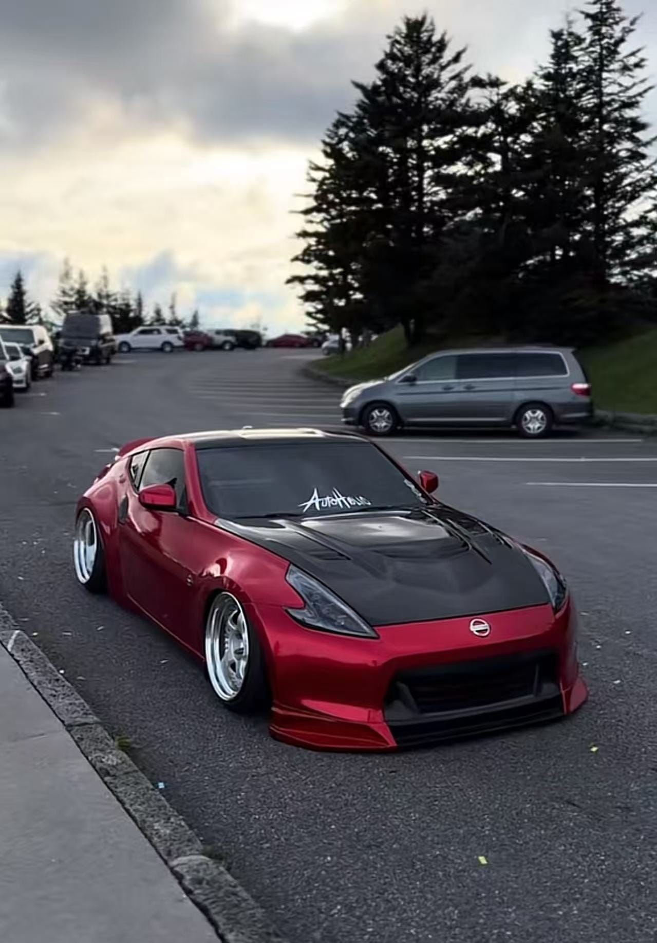 Nissan Fairlady Z34 370Z MBJ Style Vented Hood Bonnet 2009-2020