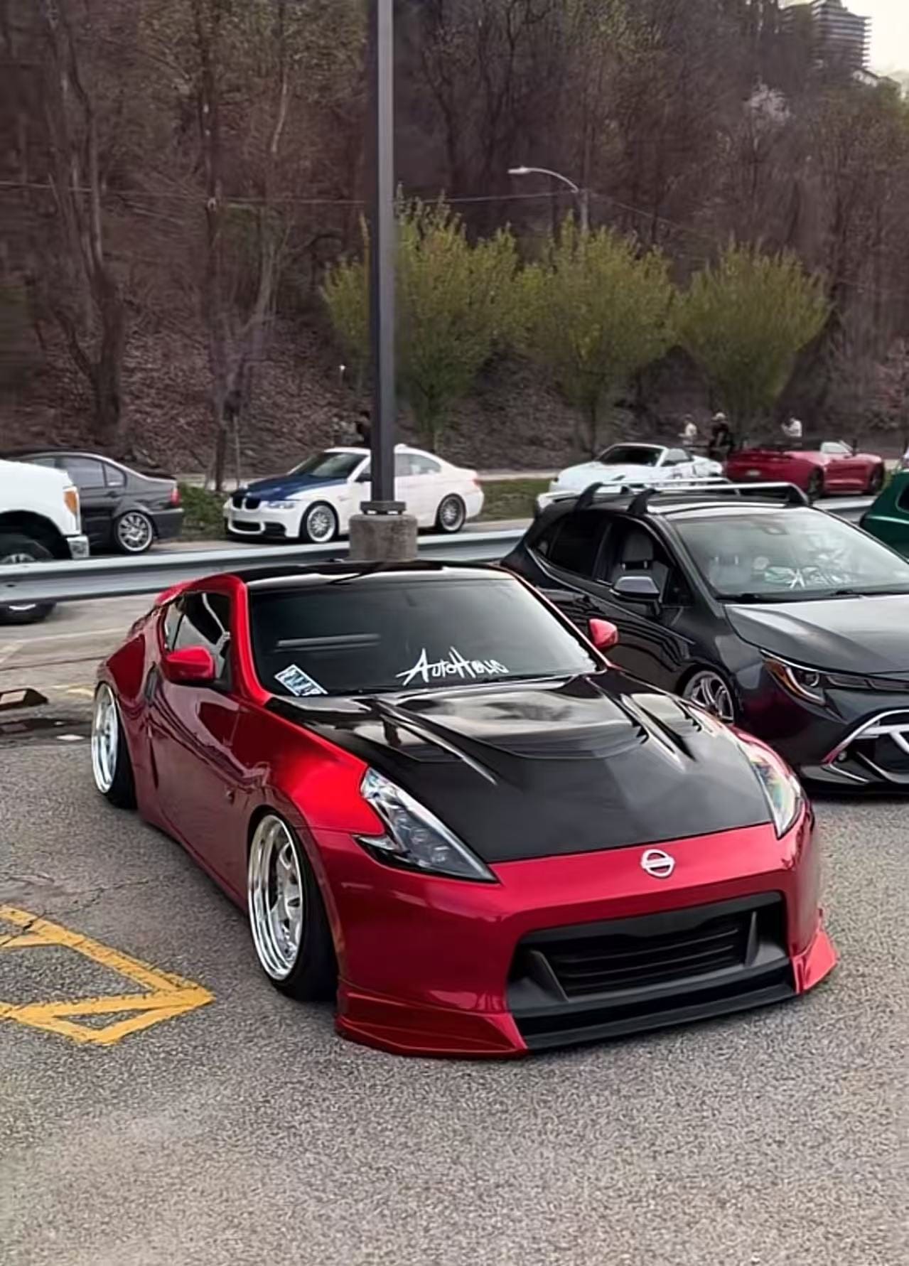 Nissan Fairlady Z34 370Z MBJ Style Vented Hood Bonnet 2009-2020