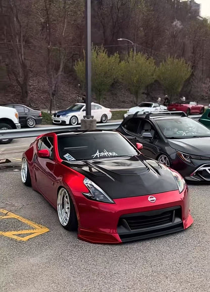 Nissan Fairlady Z34 370Z MBJ Style Vented Hood Bonnet 2009-2020