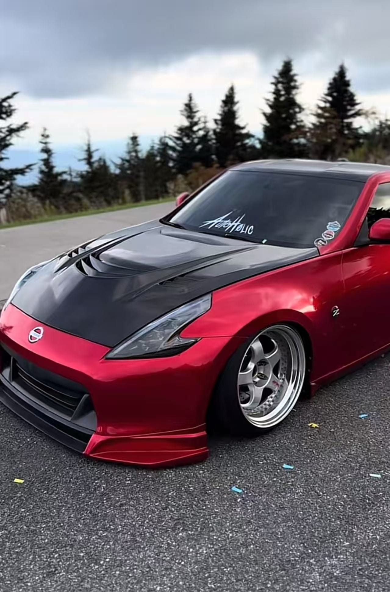 Nissan Fairlady Z34 370Z MBJ Style Vented Hood Bonnet 2009-2020