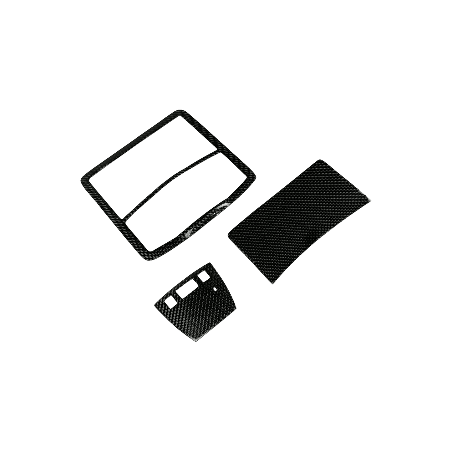 Nissan GTR R35 (08-16 Only) Carbon Inner Roof Map Light Surround Trim Kazento Carbon Parts 车身侧板 Carbon Fiber R35-MAP-CF