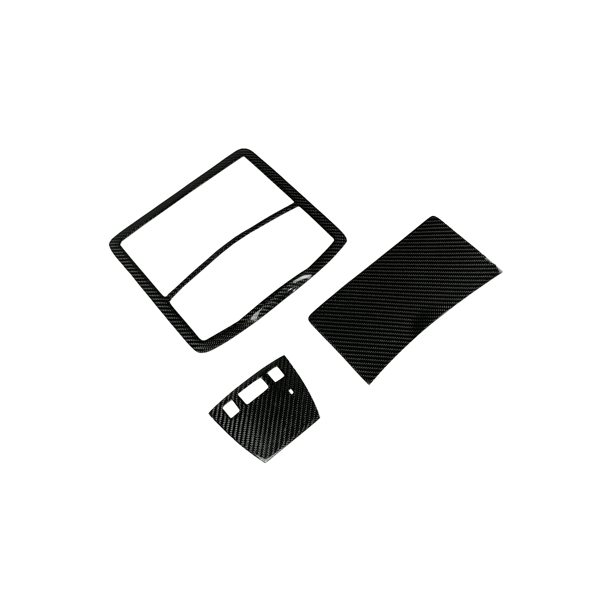 Nissan GTR R35 (08-16 Only) Carbon Inner Roof Map Light Surround Trim Kazento Carbon Parts 车身侧板 Carbon Fiber R35-MAP-CF