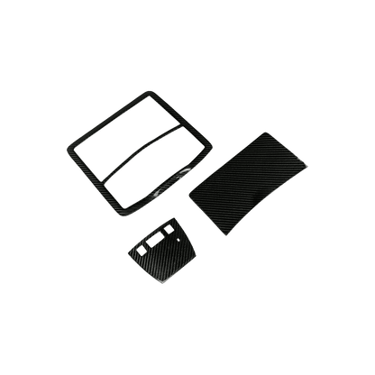 Nissan GTR R35 (08-16 Only) Carbon Inner Roof Map Light Surround Trim Kazento Carbon Parts 车身侧板 Carbon Fiber R35-MAP-CF