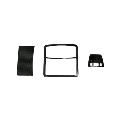 Nissan GTR R35 (08-16 Only) Carbon Inner Roof Map Light Surround Trim Kazento Carbon Parts 车身侧板 Carbon Fiber R35-MAP-CF