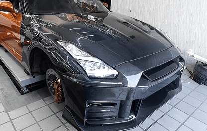 Nissan GTR R35 CBA DBA EBA TS Style Vented Hood Bonnet 2008-2022