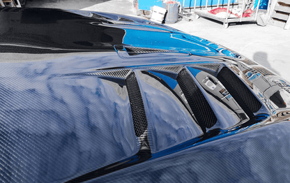 Nissan GTR R35 CBA DBA EBA TS Style Vented Hood Bonnet 2008-2022