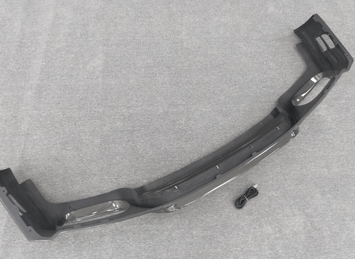 Nissan GTR R35 CBA DBA TS Style Rear Bumper Lip With Light 2007-2016