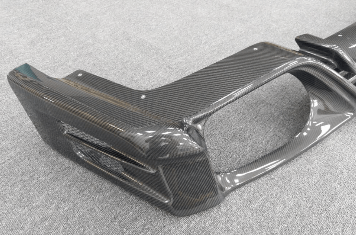 Nissan GTR R35 CBA DBA TS Style Rear Bumper Lip With Light 2007-2016
