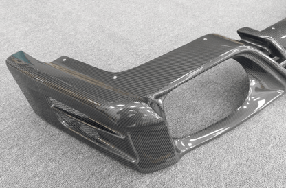 Nissan GTR R35 CBA DBA TS Style Rear Bumper Lip With Light 2007-2016