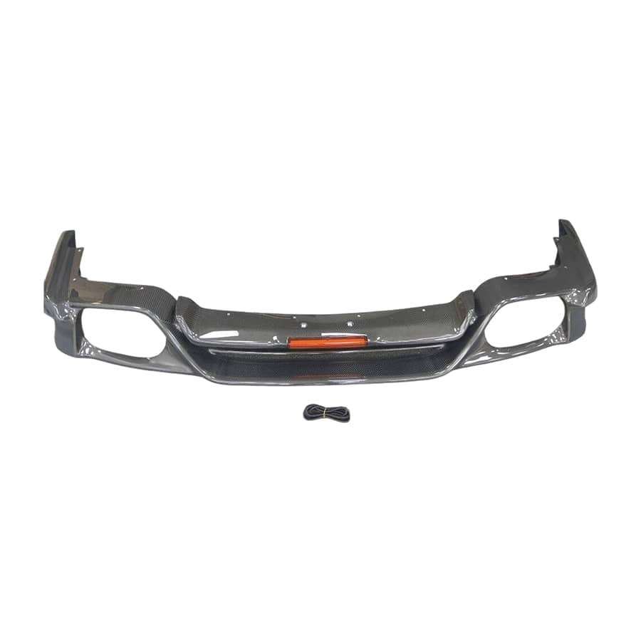 Nissan GTR R35 CBA DBA TS Style Rear Bumper Lip With Light 2007-2016