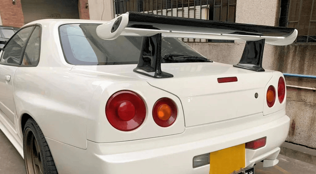 Nissan R34 GTR BNR34 M Type Rear Spoiler Blade gurney flap 1999-2002