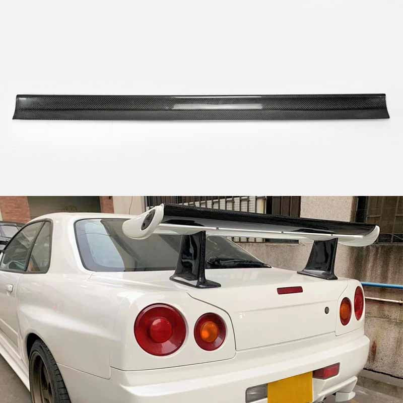 Nissan R34 GTR BNR34 M Type Rear Spoiler Blade gurney flap 1999-2002