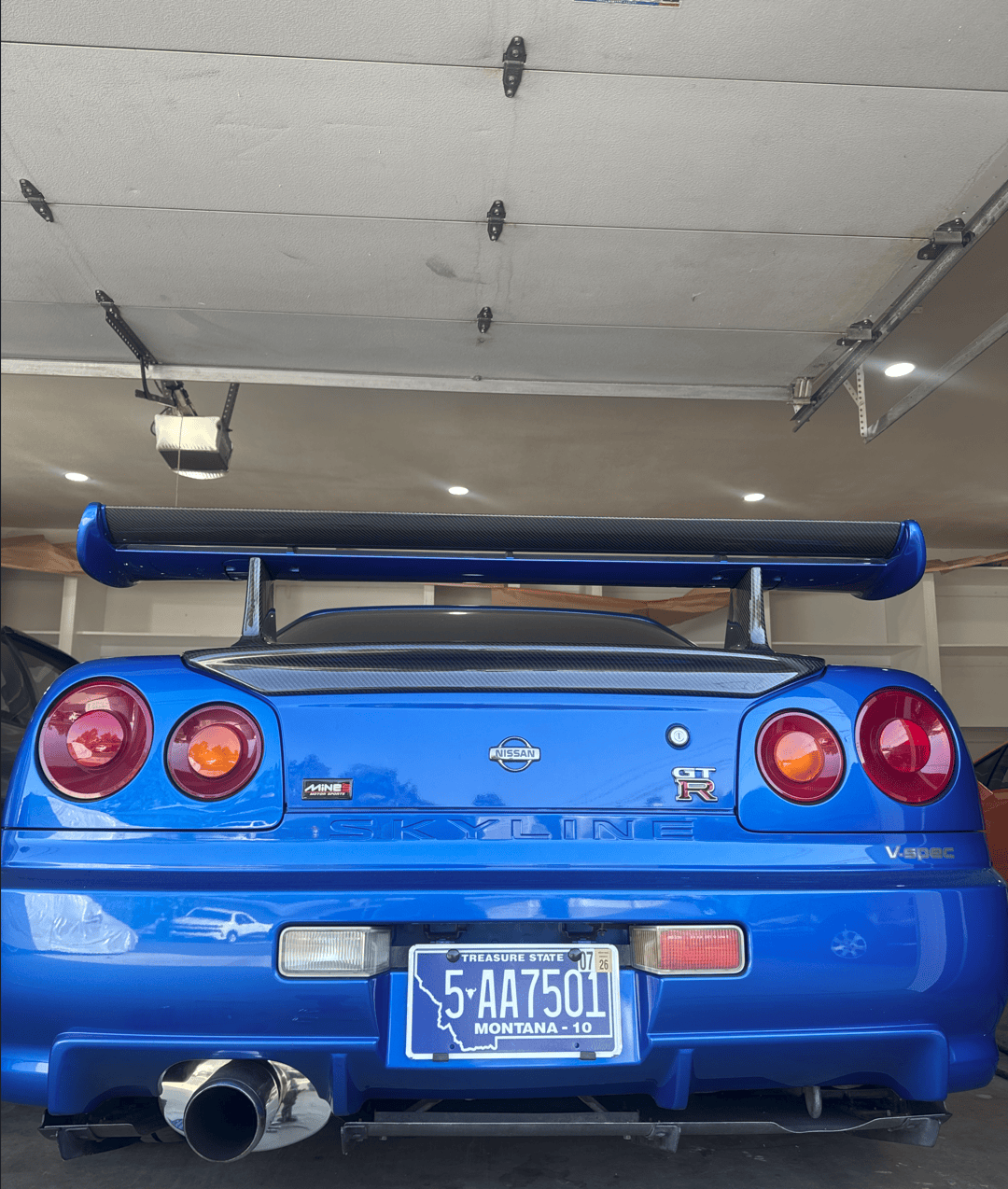 Nissan R34 GTR BNR34 N Type Rear Spoiler Blade gurney flap 1999-2002