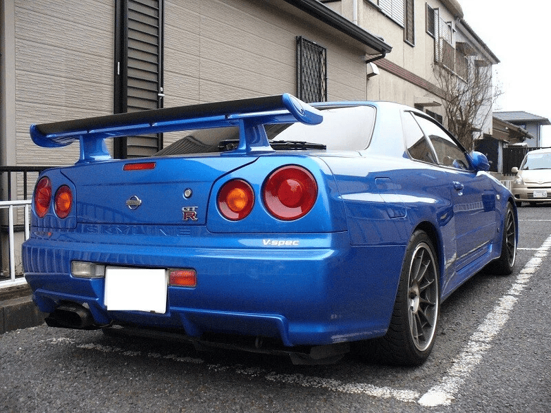 Nissan R34 GTR BNR34 Nis Type Rear Spoiler Blade gurney flap 1999-2002