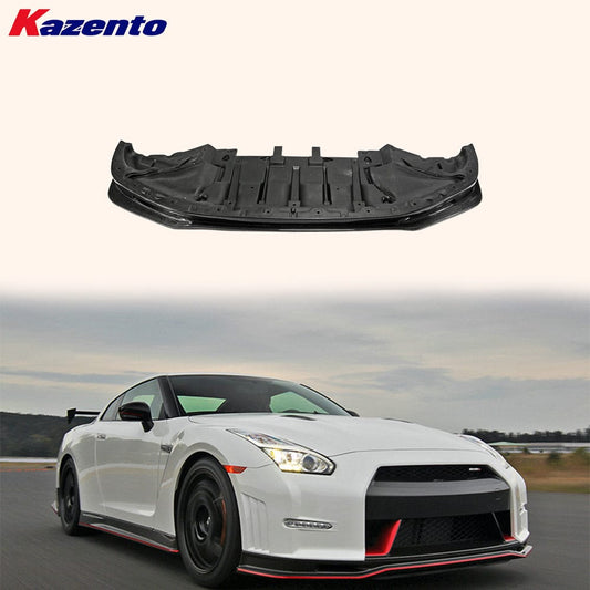 Nissan R35 GTR DBA CBA NIS Front Lip w/ Undertray Kazento Carbon Parts 车身侧板