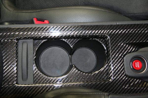 Nissan R35 GTR Interior Cup Holder Cover Panel (LHD Only) 2008-2016 Kazento Carbon Parts 车身侧板