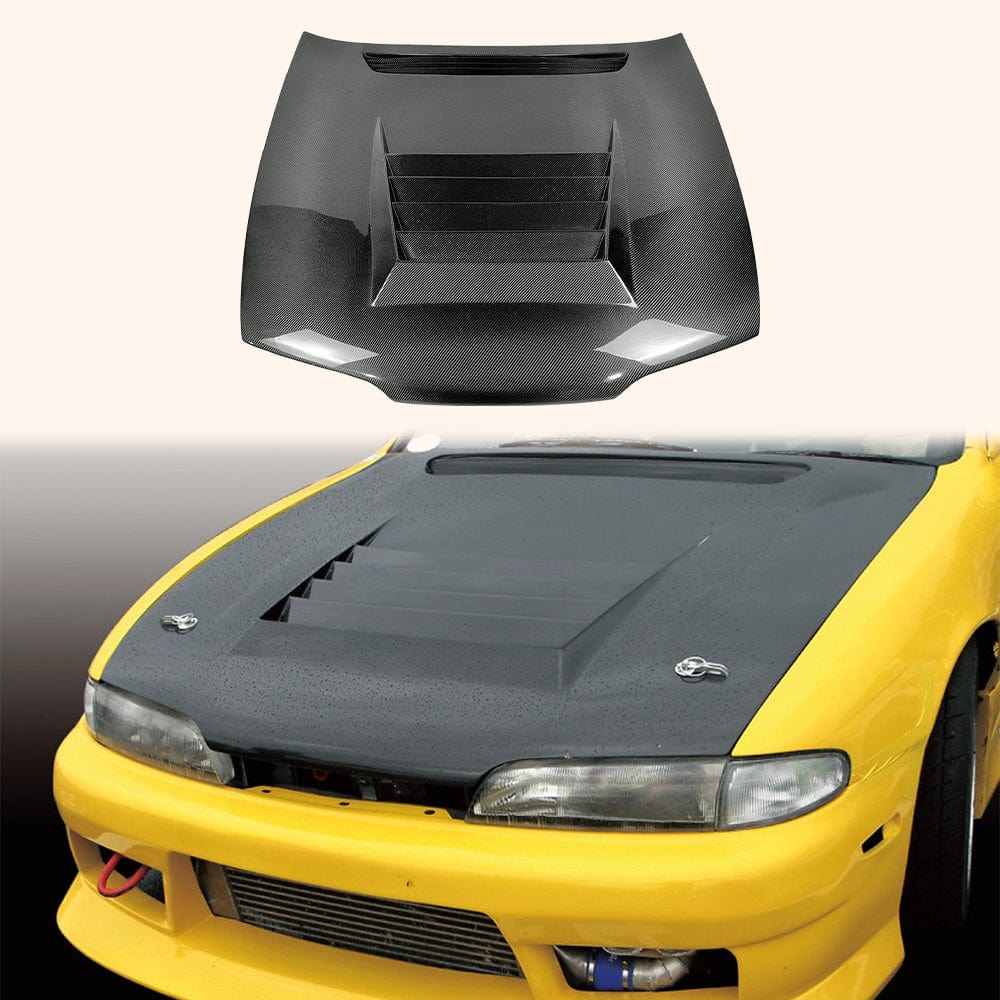Nissan S14 (Early Model) Zenki DX Hood 1995-1996