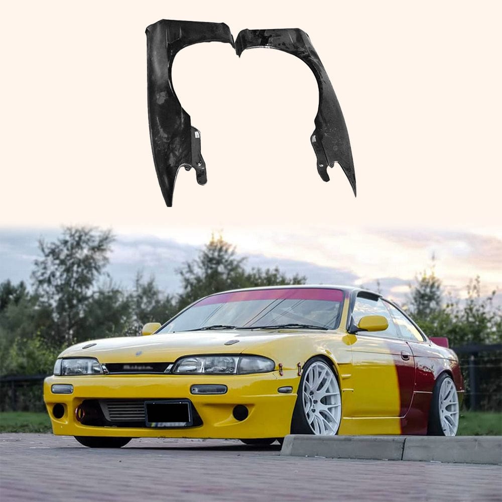 Nissan S14 Zenki RB V1 Aero Front Wide Fenders 1995-1996