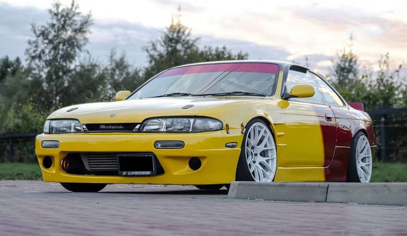 Nissan S14 Zenki RB V1 Aero Front Wide Fenders 1995-1996